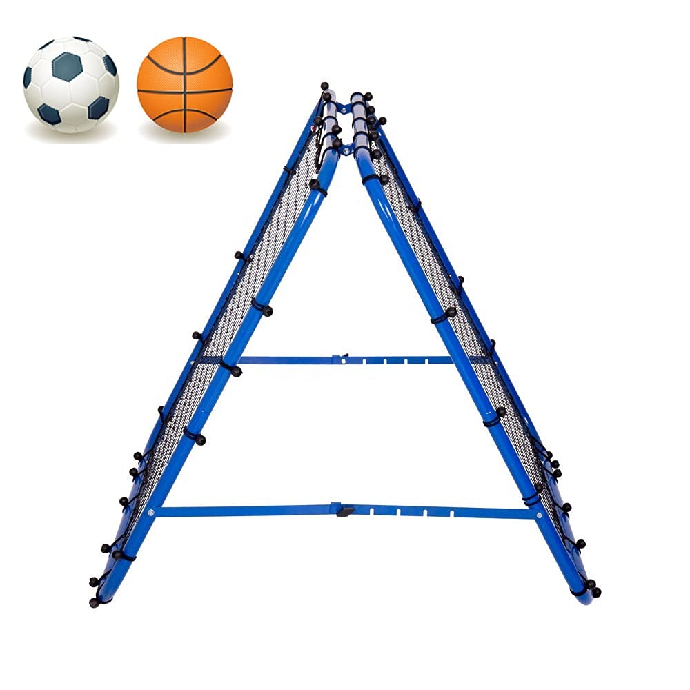Rete da allenamento per calcio a doppia faccia, rete da rimbalzo professionale, porta da calcio, bersaglio per calcio, gioco per insegnare ai bambini, rete da rimbalzo regolabile di qualità premium