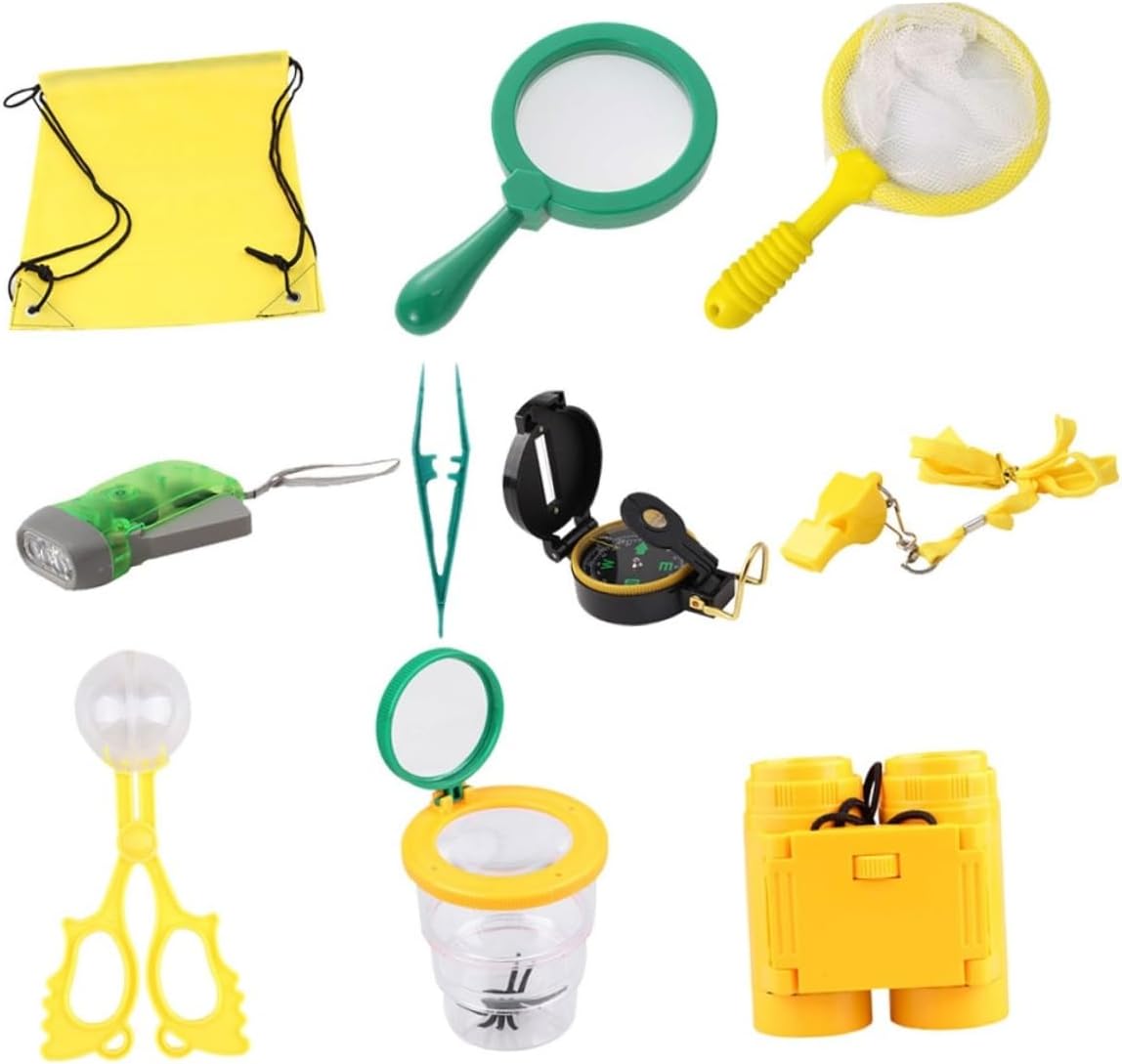 BESPORTBLE 10Pcs Outdoor Observing Kit for Lightweight Wilderness Exploration Tools for Hiking and Educational Fun