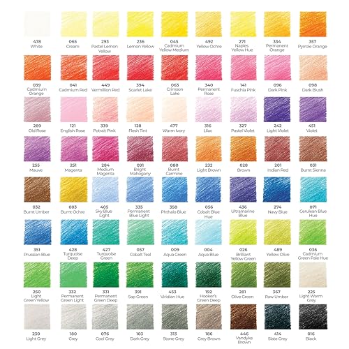 Image of Camlin Artist Colour Pencils - 72 Shades,Ink Color: Multicolor