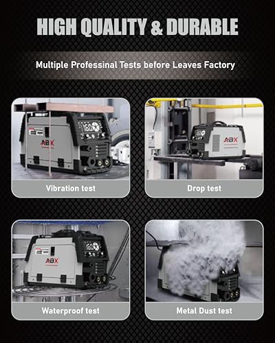 ABX MAG160A Welder, Welding Machine, 5 in 1 MMA Stick/GAS MIG/MAG/Gasless FLUX-CORED/LIFT TIG/Spot, 110V/220V Dual Voltage With Tape Measure, IGBT Inverter, Digital Screen Display - Image 6