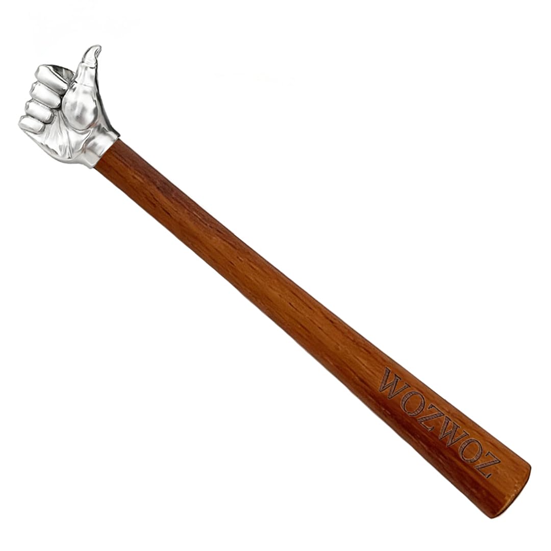 Fist Shaped Novelty Hammer - Stainless Steel Decorative Tool With Rosewood Handle, Unique Halloween & Camping Gift (Style A