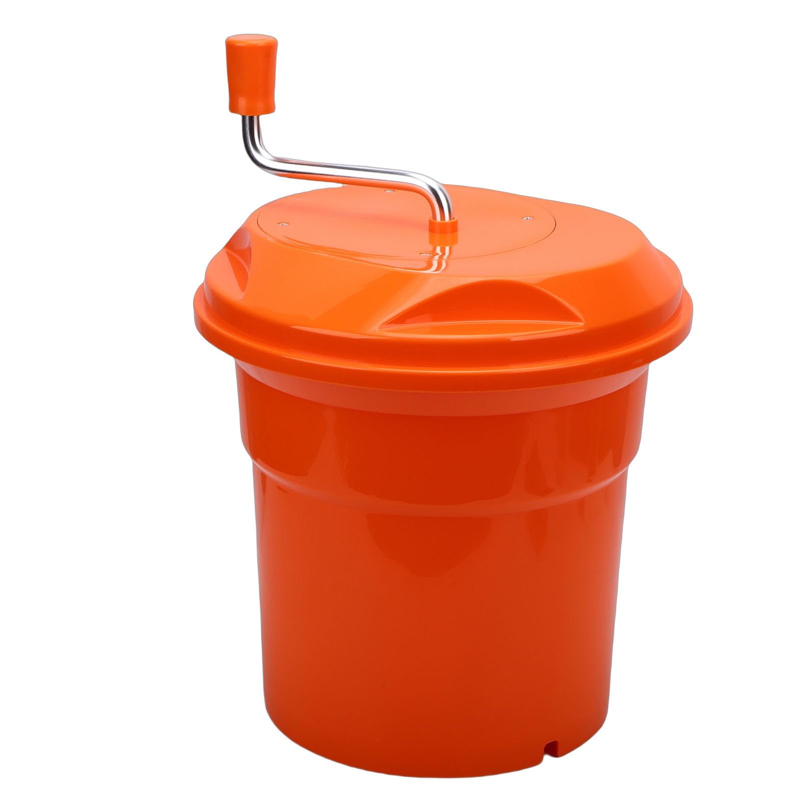 Bewinner Centrifugador de Ensalada con de Freno, 12L de Gran Capacidad, Secador Manual de Verduras para Cocina, Uso Comercial y Doméstico, Centrifugador de Lechuga