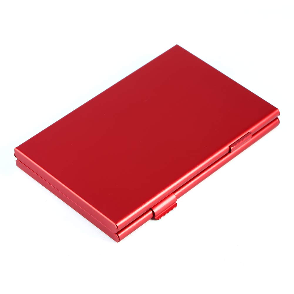 KIMISS Porta Schede SD, Alluminio Portatile per 6 Pezzi Schede di Memoria SD Custodia Protettiva Custodia Protettiva Porta Schede SD Facile da