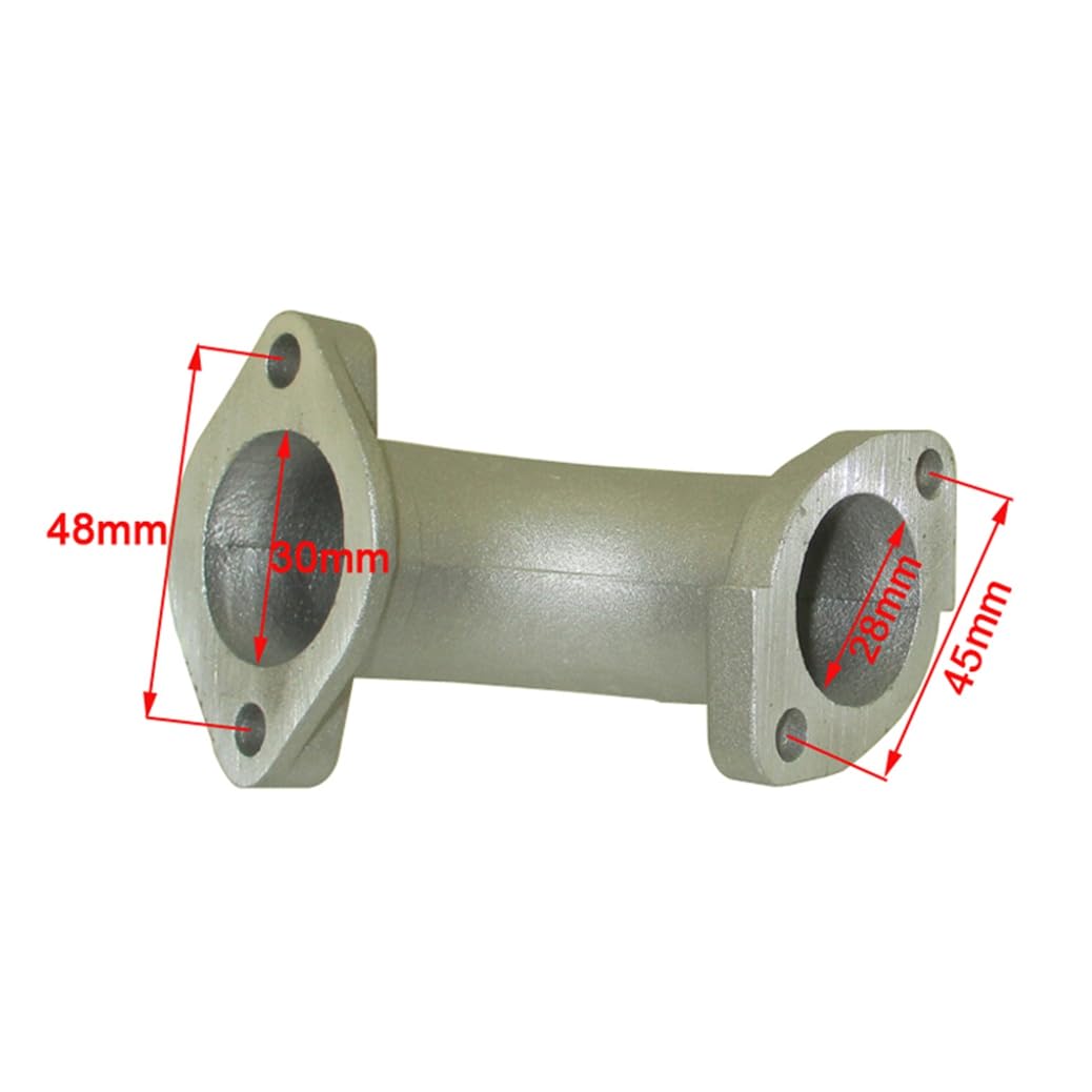 Tubo di aspirazione 56-5 da 28 mm, collettore di ingresso per moto da cross Stomp Detroit Kayo KRZ SSR da 170 cc
