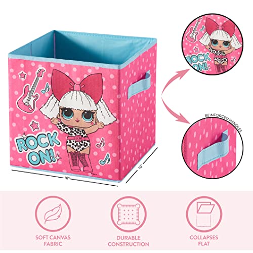 Image of LOL Surprise Set of 2 Durable Storage Cubes with Handles