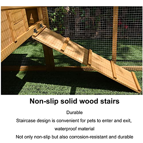 Hühnerstall, Großer Holzkaninchenkäfig, Geflügelstall, Gartenhinterhof, Kleintierkäfig, Mehrschichtiger Hühnerkäfig… – Bild 8