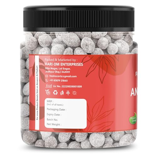 Image of FreshoCartz Delicious Anardana Churan /Goli | Pachak Digestive Mouthfreshner | Pomegranate Mukhwas - Jar Pack (400g (Pack of 3))