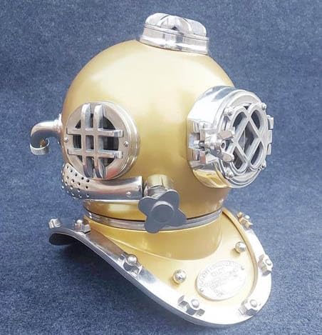 Medieval HANDICRAFTS Store 18" Scuba Diving Helmet | Office Decorative, Home Decorative Deep Sea Mark V Divers Helmet