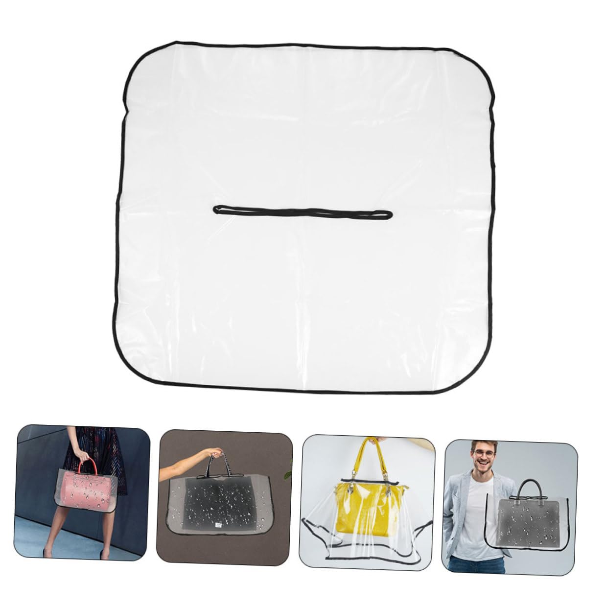 Funda Transparente para Lluvia de Bolso Eva, Pack 2 Unidades