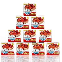 Pescamar- 10er Pack Thunfischfilets in Tomatensauce – Mediterrane Spanische Art, 80g Dosen, Ideal für Salate, Sandwiches & Snacks