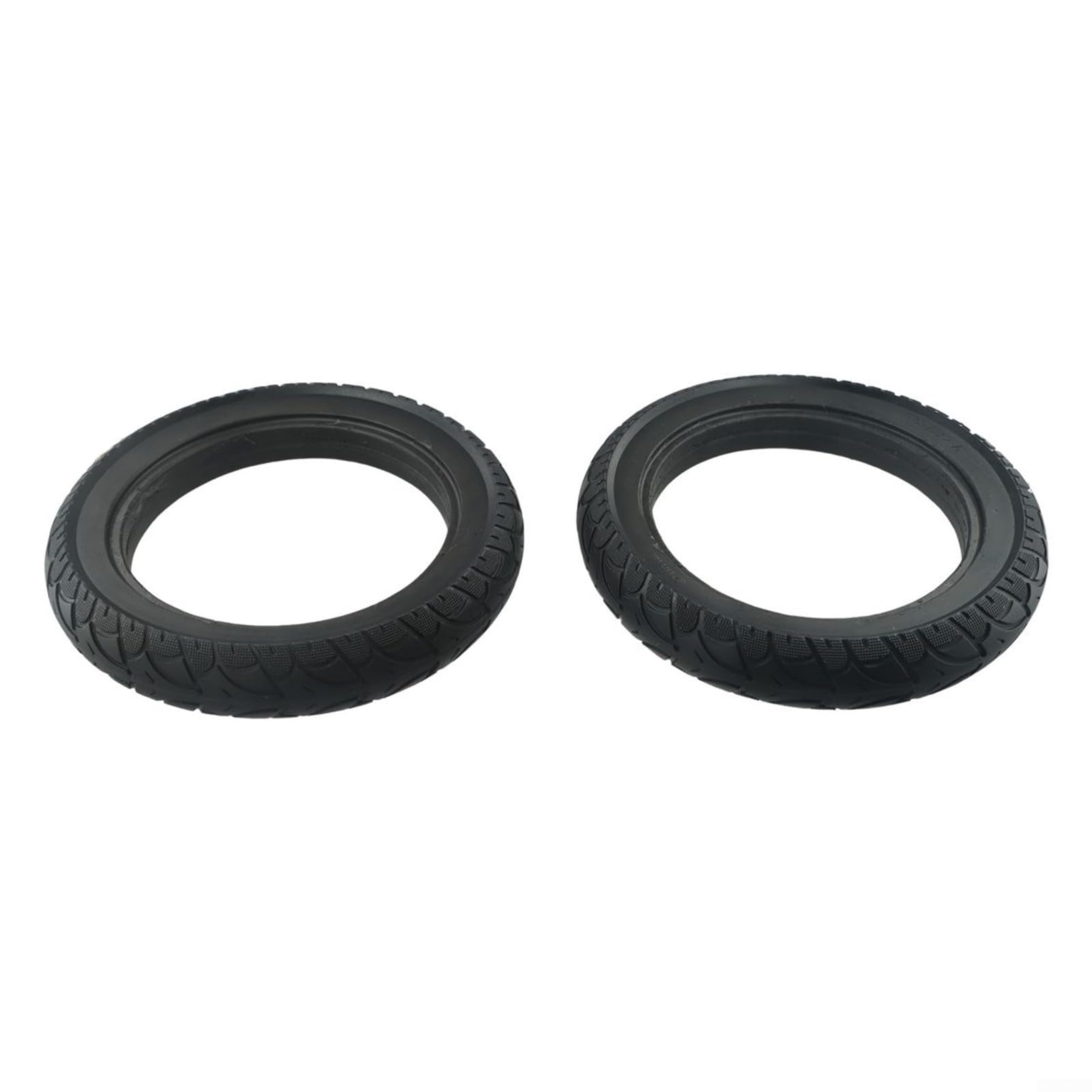 Ebike Solid Tyre, Dependable 12 1/2x2 1/4(57-203) solid tires Black Rubber Replacement Tyres Designed For E Bikes, Electric Scooters (2pcs)