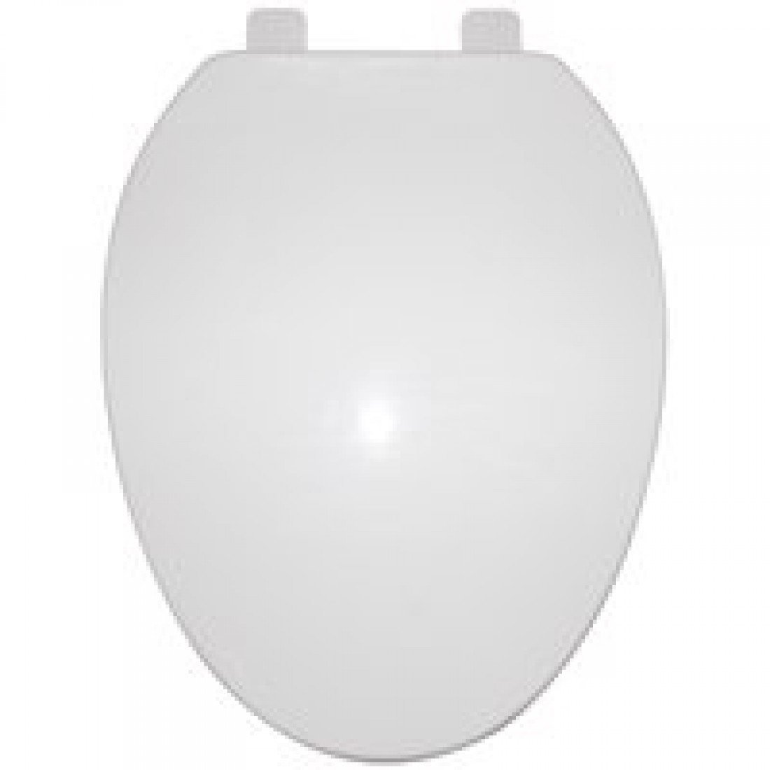 MINTCRAFT Q-019-WH ProSource Toilet Seat, for Use with Elongated Bowls, Polypropylene, 19
