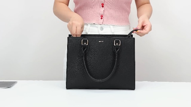 Bolso Tote Mediano Keyli para Mujer de Cuero miniatura 7