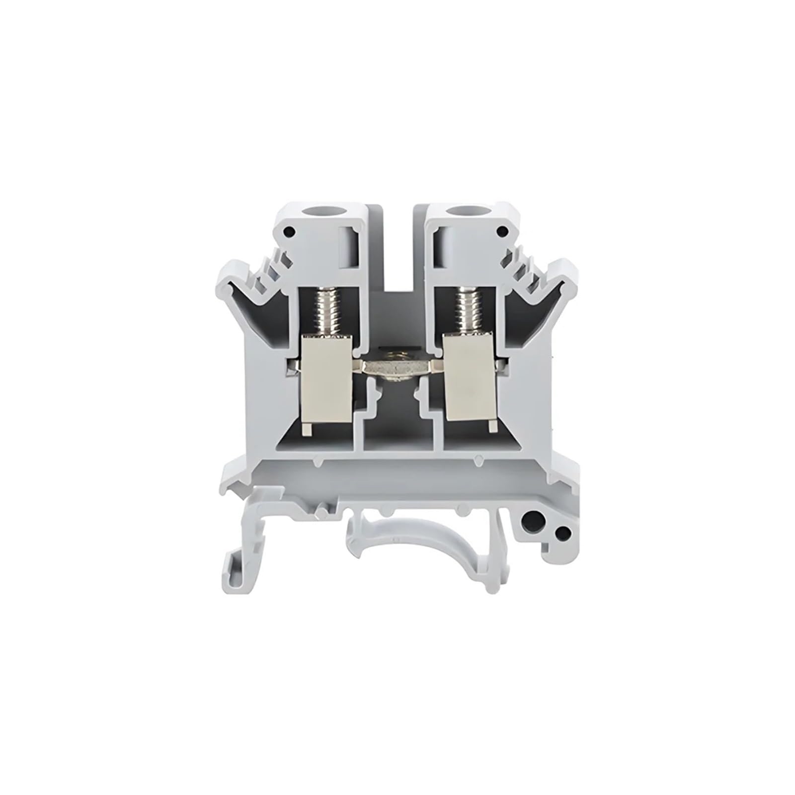 10 bloques de terminales de riel DIN UK-6N, conector universal de clase, bloque de regleta de terminales de conexión por tornillo, cable conductor UK6N(Blue)