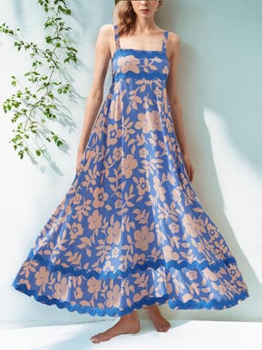Robe d'été longue contre la chaleur, fluide et confortable