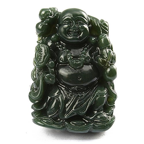 Pendentif tigre en jade vert foncé, collier protecteur au quotidien