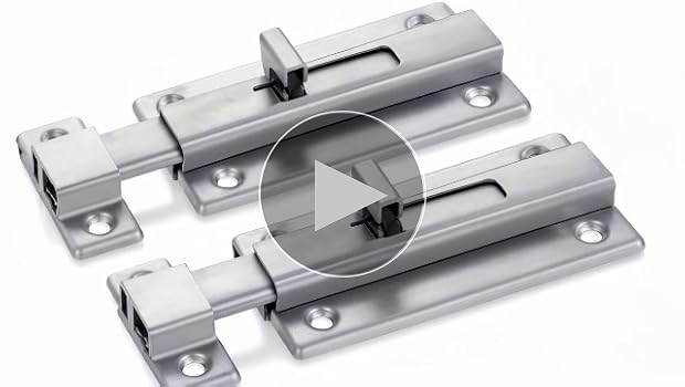 【 Saruwa2♡  】 2 Pieces Bathroom Stall Door Latch 4 inch Door Bolts with