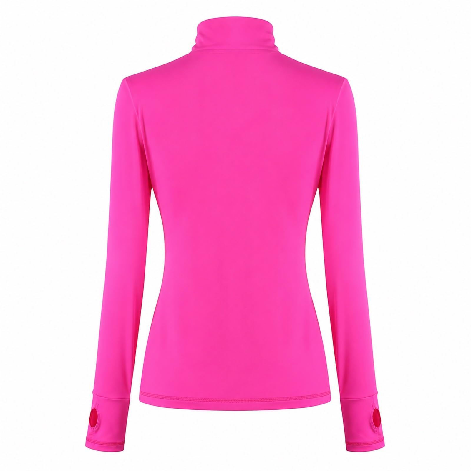 Eiskunstlauf-Aufwärmjacke mit Strass-Reißverschluss und Daumenlöchern