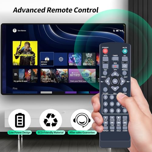 Télécommande compatible Mediasonic HomeWorx HW130STB pour réparer votre décodeur en panne
