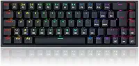 Teclado Mecânico Gamer Redragon Castor RGB K631-RGB ABNT2 Switch Redragon Marrom USB Removível, Preto - K631-RGB (PT-BROWN)