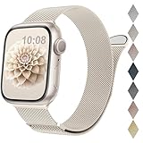 EPULY Milanese Edelstahl Armband Kompatibel mit Apple Watch Armband 40mm 42mm 38mm 41mm 44mm 45mm 46mm 49mm, Einstellbar Magnetisch Metallarmband für iWatch Series 11 10 9 8 7 6 5 4 3 SE 3 Ultra 3