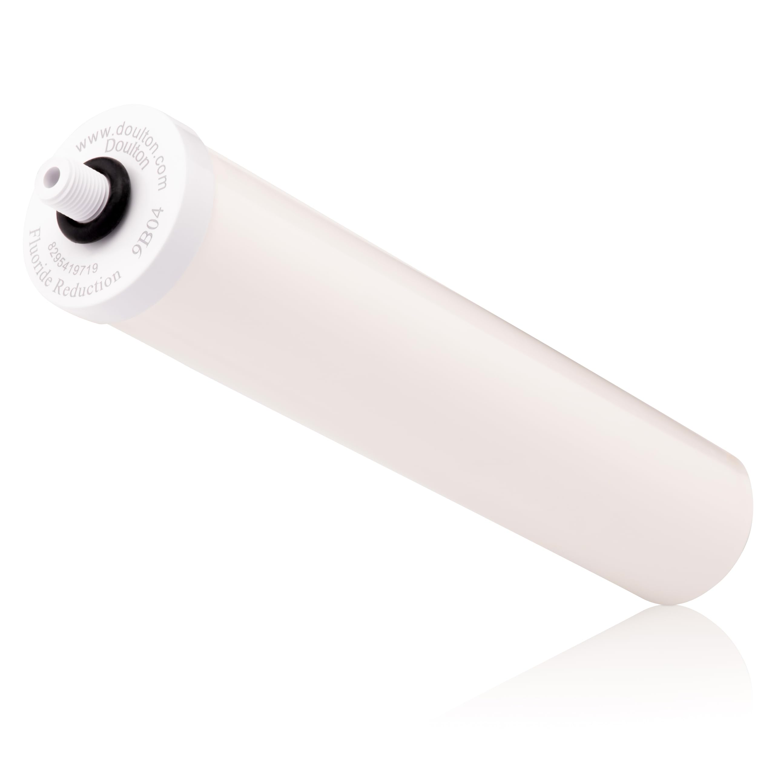 Doulton 10" Fluoridreduktionskartusche | 1er-Pack | Keramik-Kerzenfilter für Trinkwasser | 1/4“ BSP-Gewindeanschluss | Für Duo- und Trio-Untertischsysteme | Reduziert Verunreinigungen | 9B04