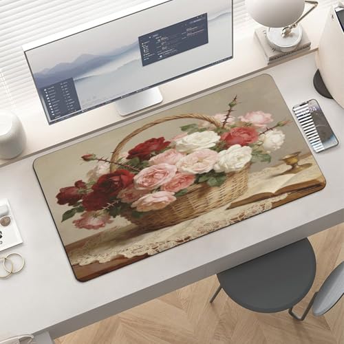 Fleurs De Mai Desk Pad impermeable grande 30x60 cm miniatura 6