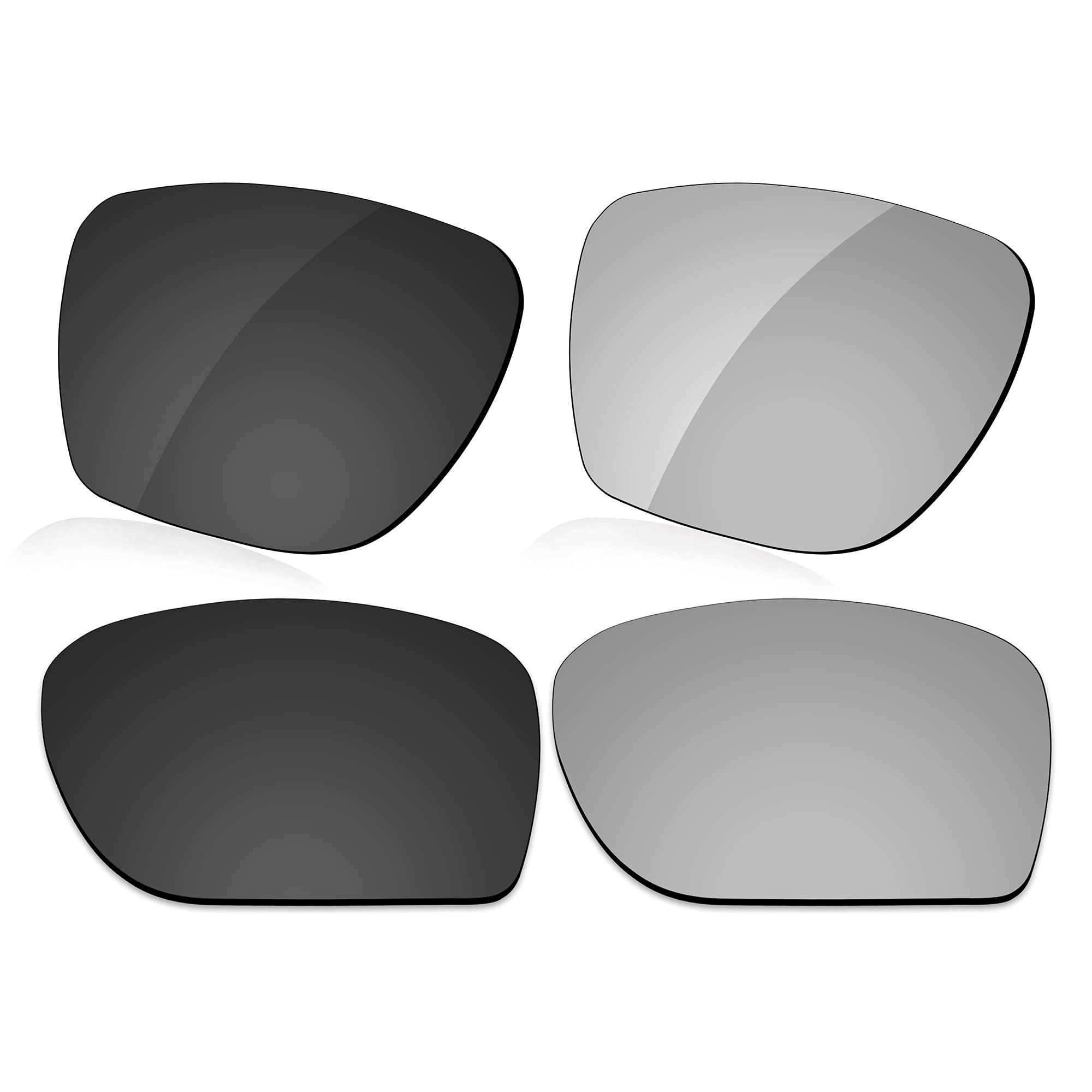 LenzReborn Verres polarisés de rechange pour lunettes de soleil Oakley Sylas OO9448