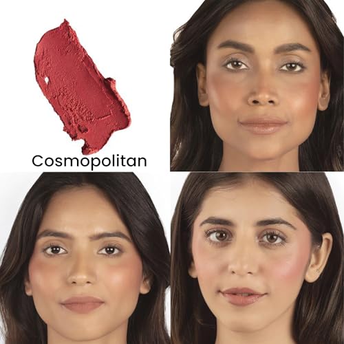Image of Marbled Blush | Cream to Powder Blush Plus Highlighter | Cosmopolitan | Cool Pink For A Rosy Glow | Long Lasting | All Skin Types