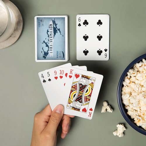 Baraja de naipes Poker Lake Vermilion 52 cartas miniatura 2