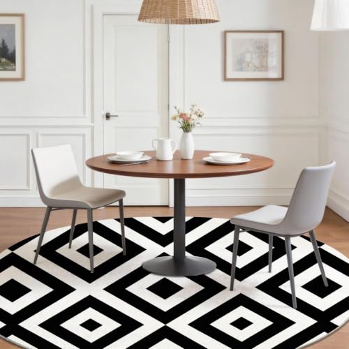 Tapis géométrique lavable en machine pour une chambre de bébé - 5