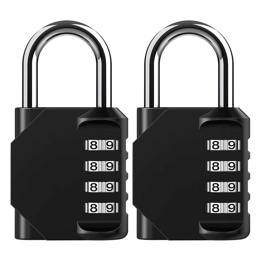 Store2508 Combination Padlock with Solid Zinc Alloy Metal Body (Black 2 Pcs) (B0CX191MYR) Amazon Price History, Amazon Price Tracker