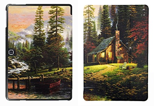 Oujietong Coque pour Samsung Galaxy Tabpro Tab Pro S SM-W700 2016 12' Coque Tablette Étui Housse HOME