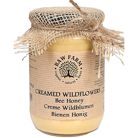 900 g Organic Creamed Wildflowers and Herbs Bee Honey Cover