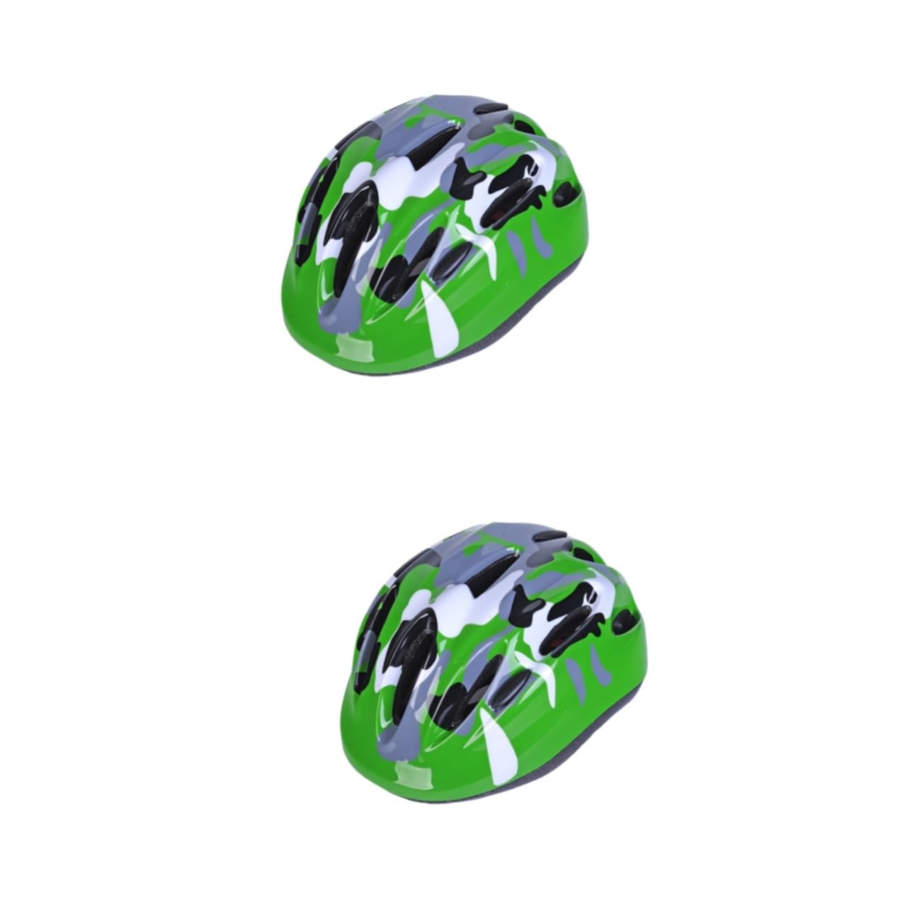 iplusmile 2 Pièces Casque Enfant Casque Roller Skating Cyclisme de vélo s de vélo Green
