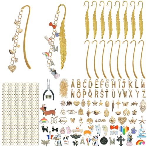 LEIOSAGN 16 Sets 360 DIY Metal Bookmarks Making Kit by LEIOSAGN - Used condition - US$14.03