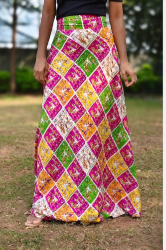 Image of Women's Printed Maxi Wraparound Skirt
