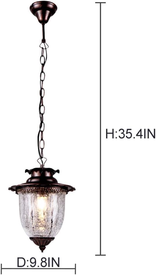 Buу 1 gеt 1 Maxax Outdoor Pendant Light, Retro Chandelier with Crackled Glass, Exterior Waterproof Hanging Light Fixture, Adjustable Chain for Porch, Patio, Front Door, Garden, Bronze Crаzу Dеаlѕ Maxax Outdoor Pendant Light, Retro Chandelier with Crackled Glass, Exterior Waterproof Hanging Light Fixture, Adjustable Chain for Porch, Patio, Front Door, Garden, Bronze