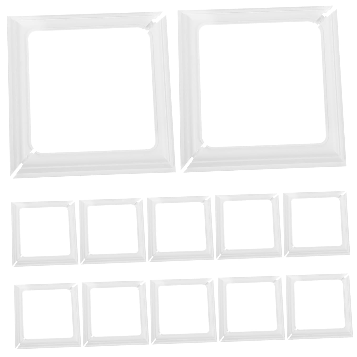 Vinyl Post Skirt Plastic Base 12 Pcs Split Style Fence Post Caps for Home Office Porch Decor