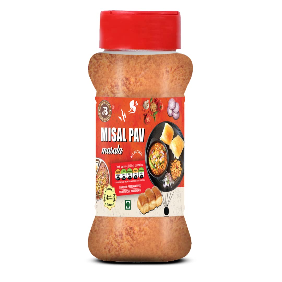Brew Lab Fresh & Pure Misal Pav Masala | Made with Whole Spices and Marathi Taste (100 g) (B0BJ77FL3K) Amazon Price History, Amazon Price Tracker