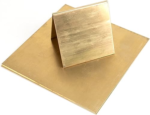 Miniatura 4 de Brass Sheet 200x200mm H62 High Purity Raw Materials Metal Brass CU Widely Used in Product Development,200x200x4mm
