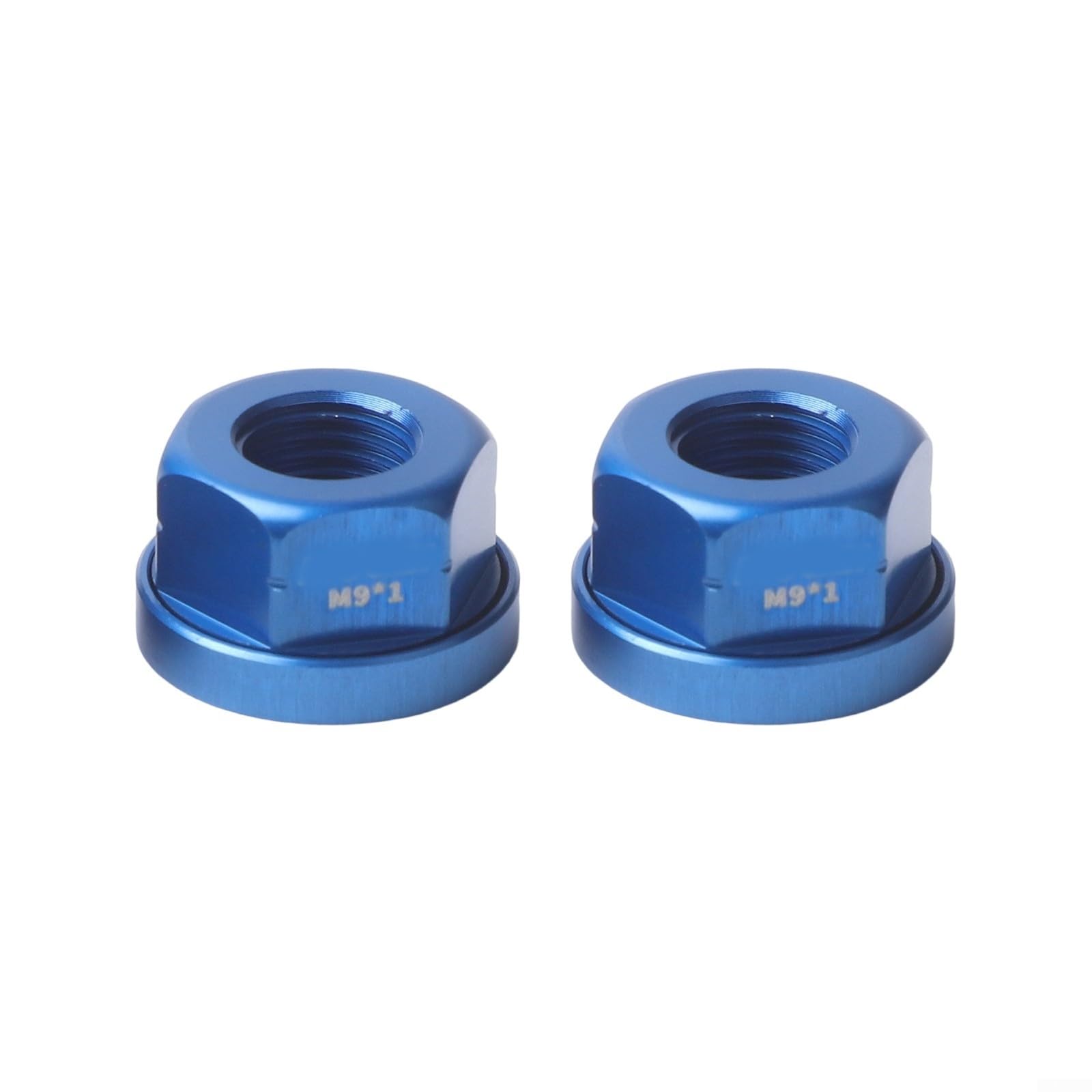 M9x1 Hub Nuts, 2Pcs Bike Axle Nuts For Folding Fixed Gear
