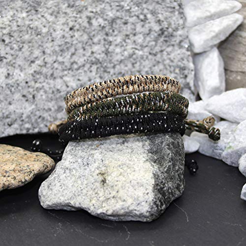 Frog Sac 6 Paracord Friendship Bracelets For Boys, Parachute Cord Braided Bracelet Set, Woven Braid String Jewelry, Easter Basket Fillers For Teens, Teenage Stocking Stuffers, Camping Party Favors #TOP2