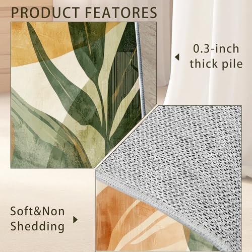 Tapete Boho Tropical Leaves lavable 215x152 cm miniatura 5