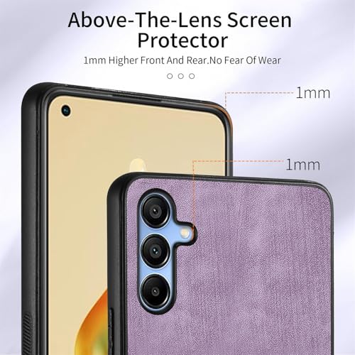 Funda Samsung Galaxy A16 antigolpes con tarjetero morada 6