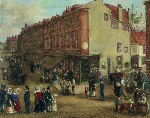 Affiche impression Savile Street Hull par Edward Mitchell Bannister toile 60x90cm