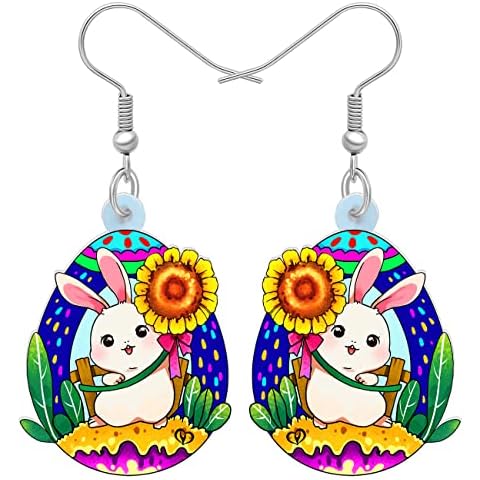 Pendientes de Acrílico Huevos de Pascua Cover