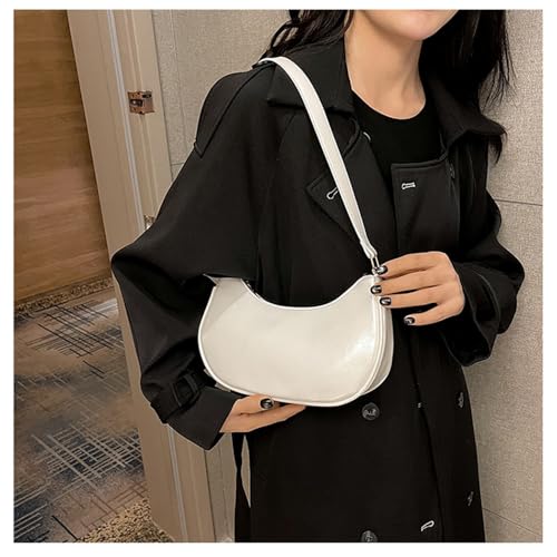 Image of Small Crescent Shoulder Bags for Women, Cute Handbag Mini Clutch Purse Underarm