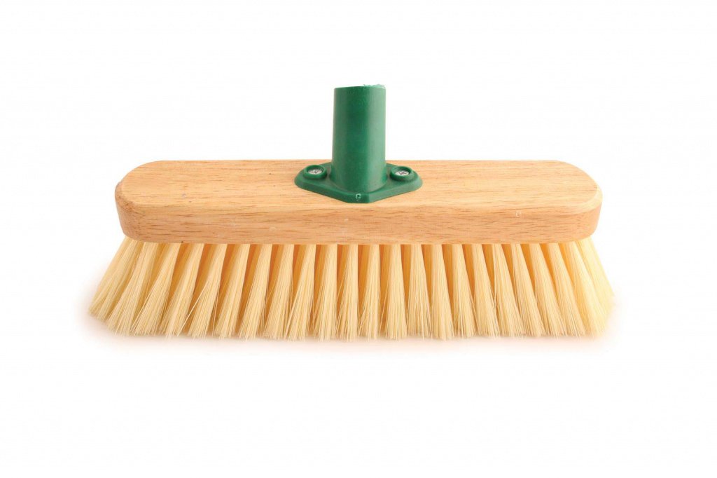 My Bargains Online Shop Beige Quality Bentley 11" Soft Broom Garden Sweeping Brush