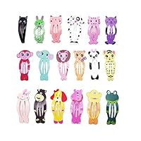 Kitchen-dream 18 STÜCKE Mode Tier Haarnadel Kinder Haarspangen Cartoon Clips Zubehör für Baby Kleinkinder Mädchen Kinder, Mehrfarbig